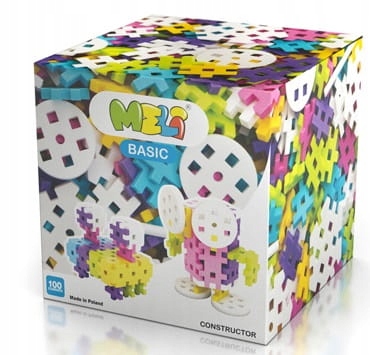 

Klocki Kreatywne Meli Constructor Pink 100+ Wianek