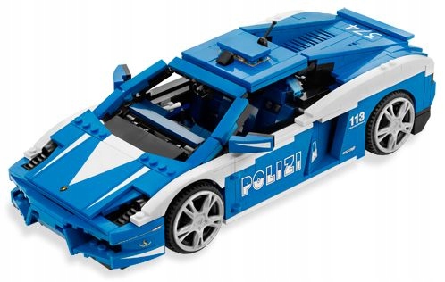 LEGO Racers 8214 Lamborghini Polizia Bohater brak