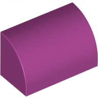 

Lego Skos Zaokrąglony 1x2 Magenta (37352/6294565)