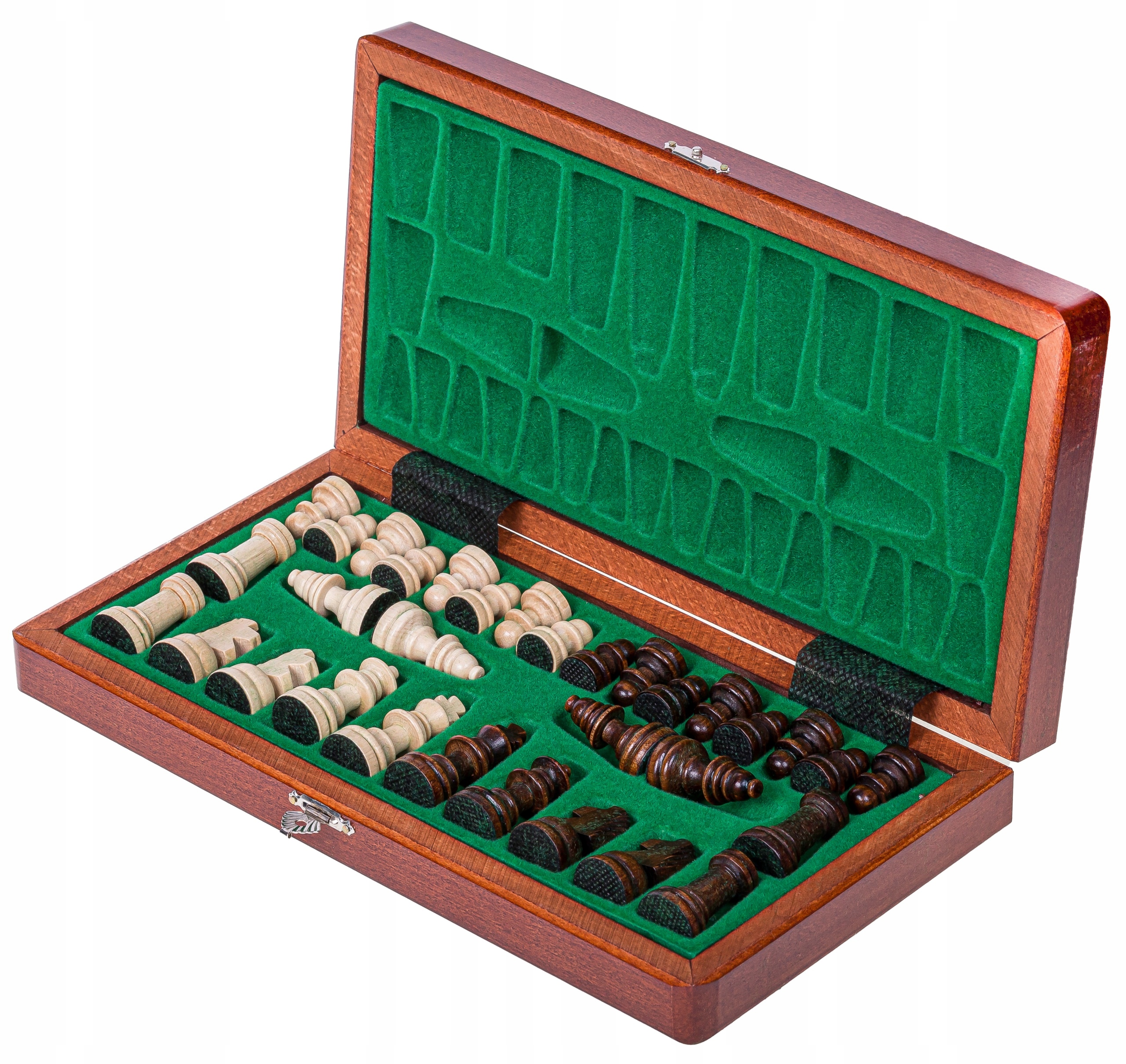 SQUARE Szachy drewniane MAGNETYCZNE Basic - 270 mm Mocne ! Producent Square