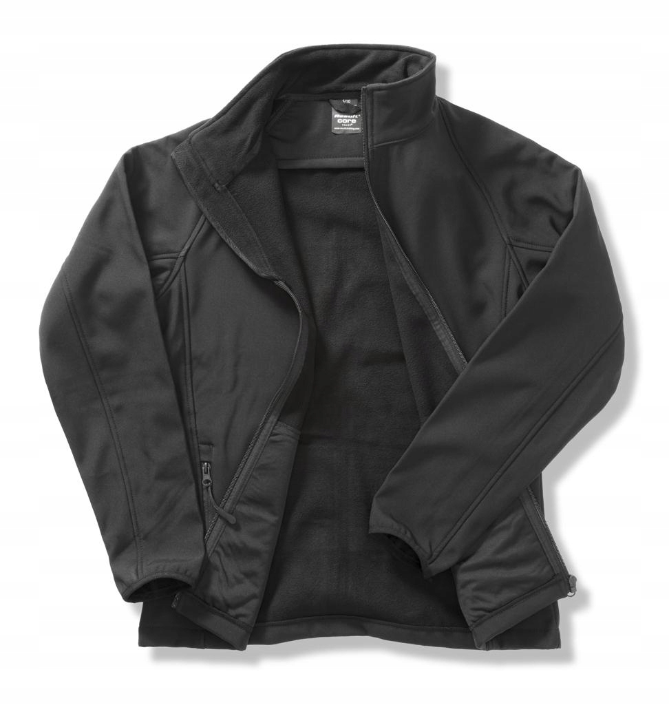 Dámská větruvzdorná bunda Soft Shell, černá vel. M