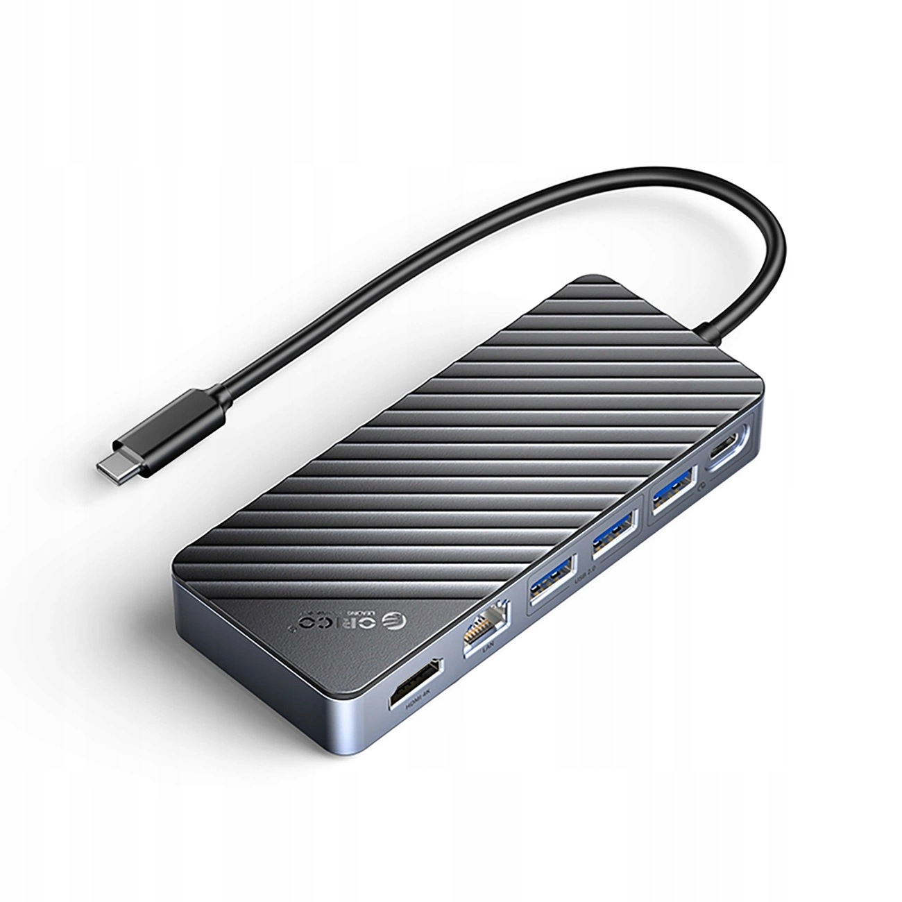 Dokovací stanice Orico OM28PR-G2 Usb-c M.2 8w1 4K Pd 100W