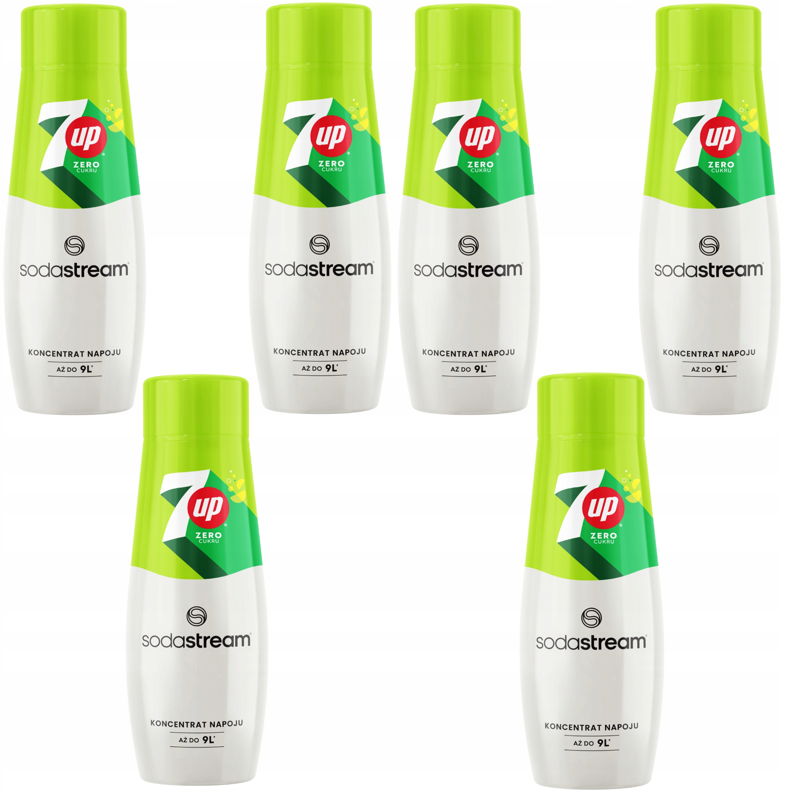 Levně Koncentrát pro perlivou vodu SodaStream 6x 7UPFree