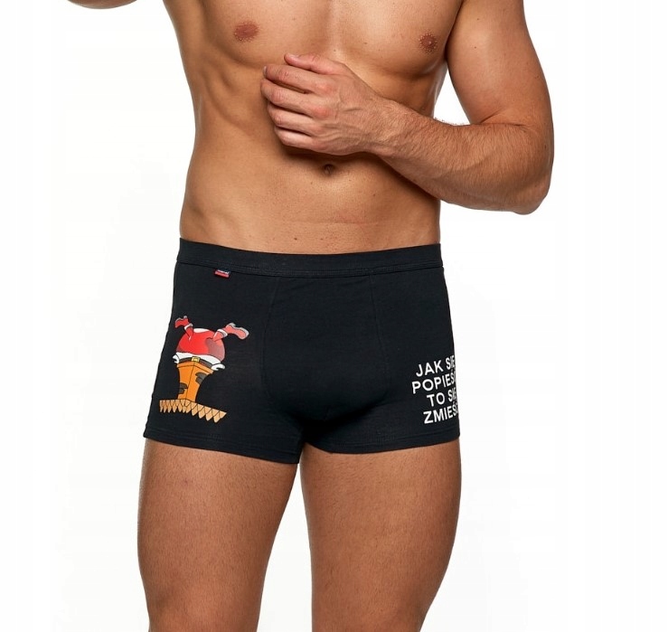 BOKSERKI MĘSKIE PREZENT ŚWIĘTA MIKOŁAJ L Marka Moraj