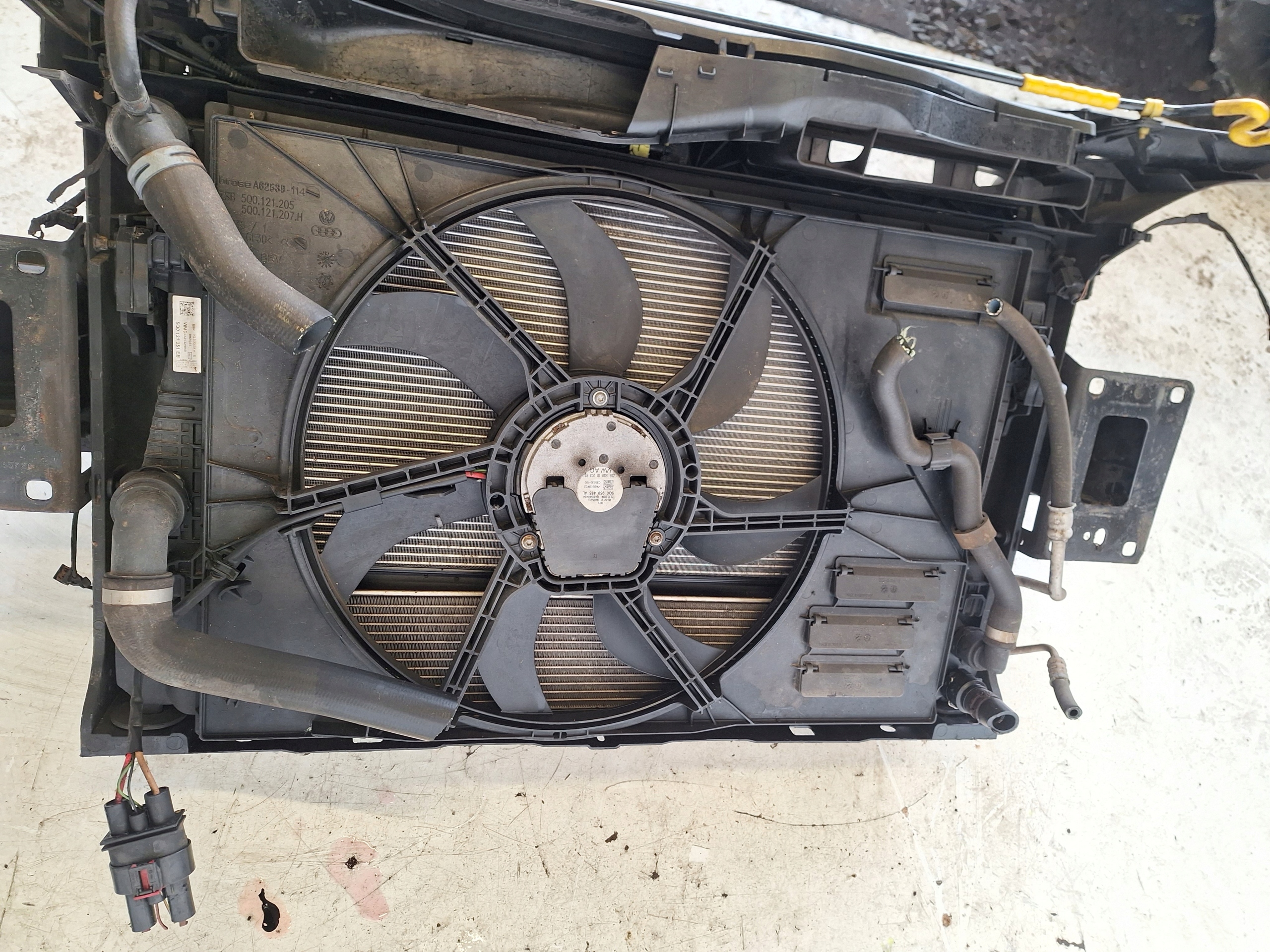 SKODA OCTAVIA III 13-17 support panel for radiators 1.6 TDI CR
