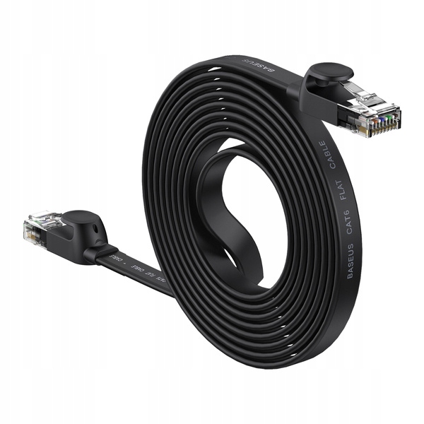 BASEUS KABEL SIECIOWY RJ45 - RJ45 LAN PRZEWÓD INTERNETOWY ETHERNET CAT6 8m Złącze 2 RJ45