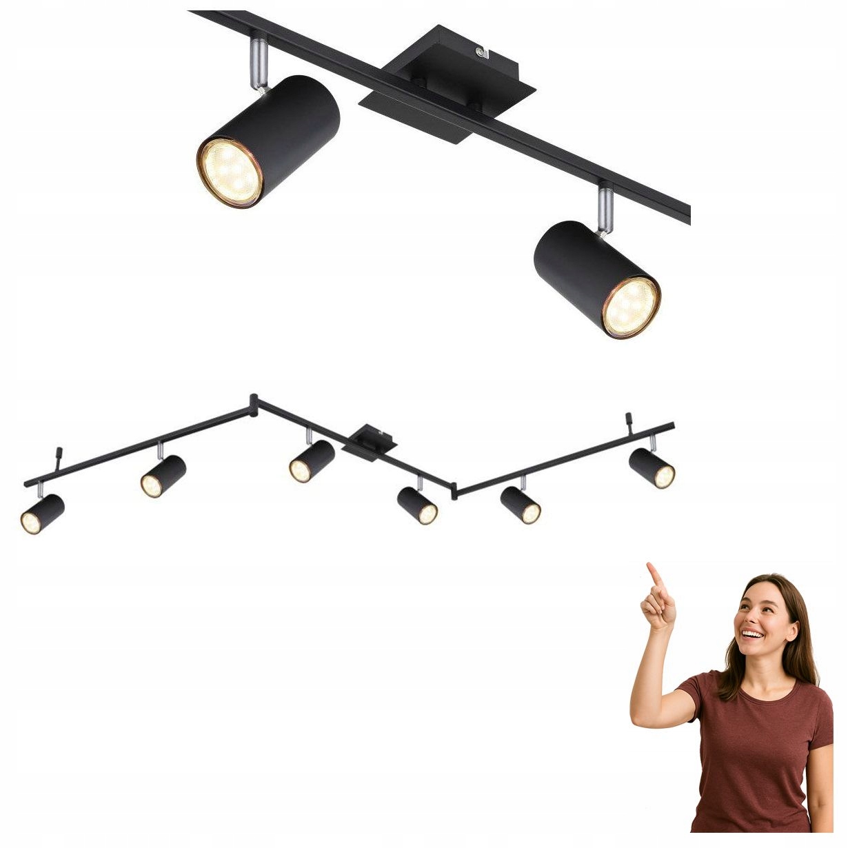 Lampa reflektor spot Robby 57910-6B Globo