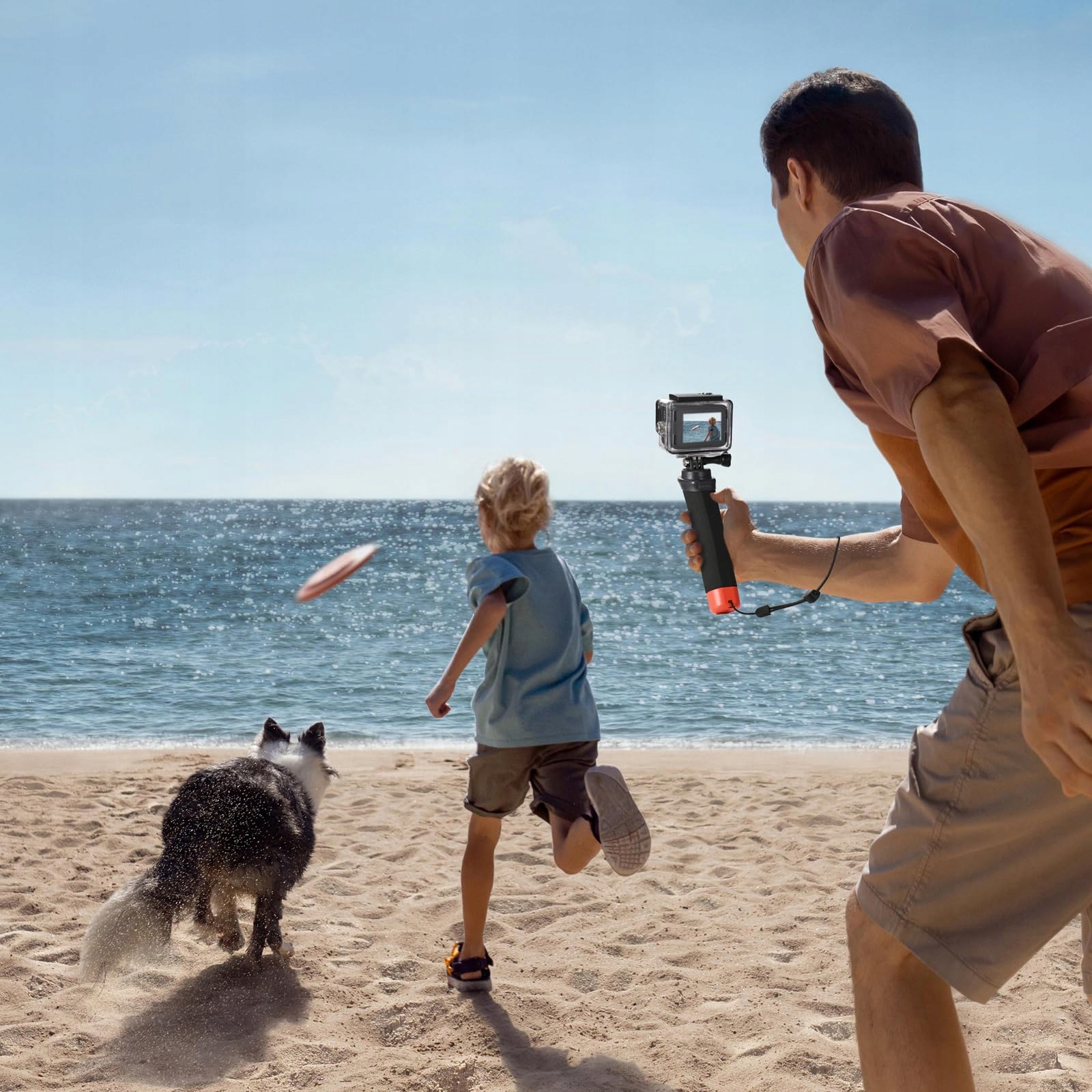 VKESEN Uchwyt Pływający Wodoodporny Do GoPro Hero DJI Osmo Action Kamery — miniatura 7