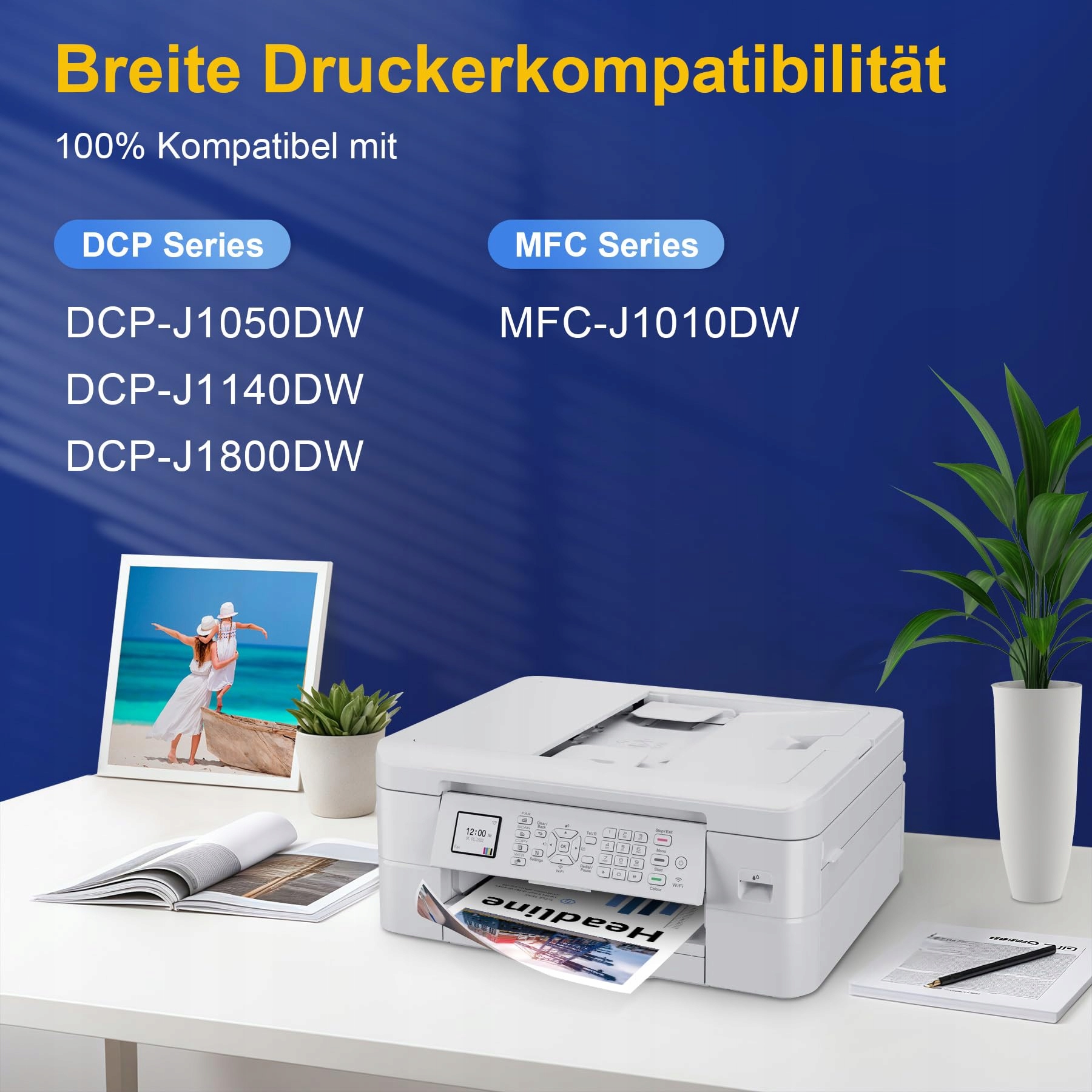 Wkłady atramentowe ColorKing LC421XL LC-421XL kompatybilne z Brother LC421 — miniatura 2