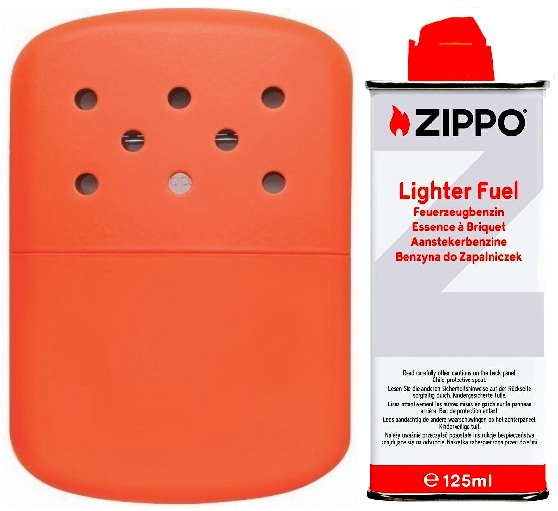 Sada Zippo Ohřívač rukou Zippo Orange 12H Benzín Příslušenství