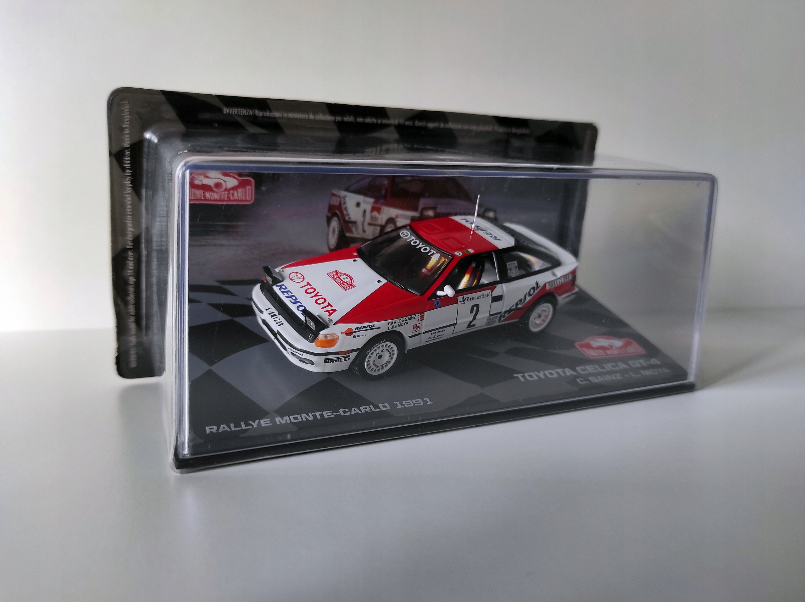 Toyota Celica GT4 C. Sainz Rallye Monte Carlo 1991 C.Sainz L.Moya 1:43