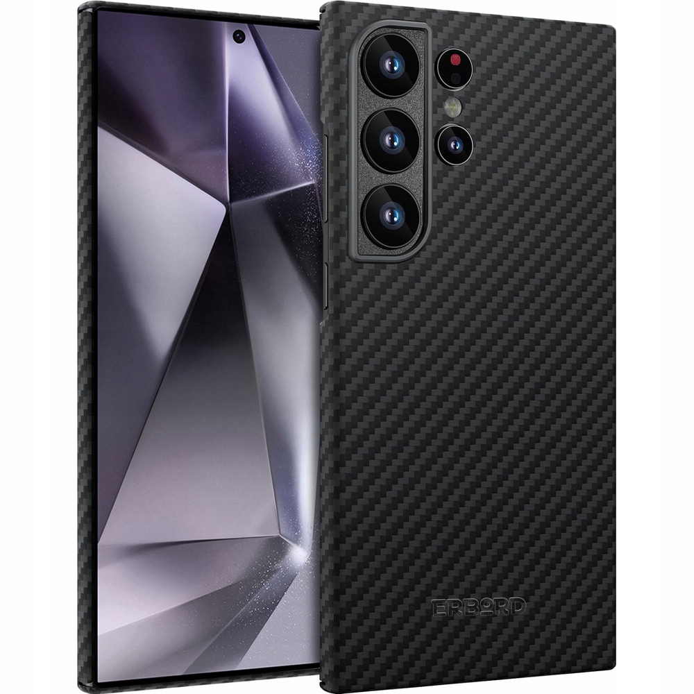 Etui do Galaxy S24 Ultra, Erbord Full Kevlar Aramid, case, plecki, cover