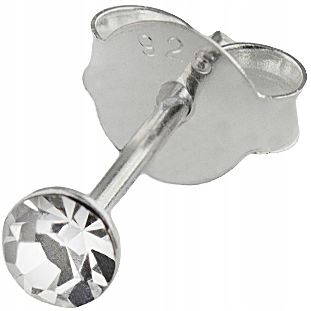 

Versil kolczyk cyrkonia 3 mm srebro 0,925