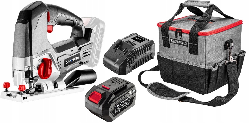 Zestaw Elektronarzędzi Graphite 6,0AH 18V Energy+ Akumulator Torba