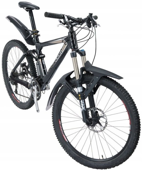 Błotnik rowerowy SIMPLA CROSS+RAPTOR plastik CZARN Model BLK013
