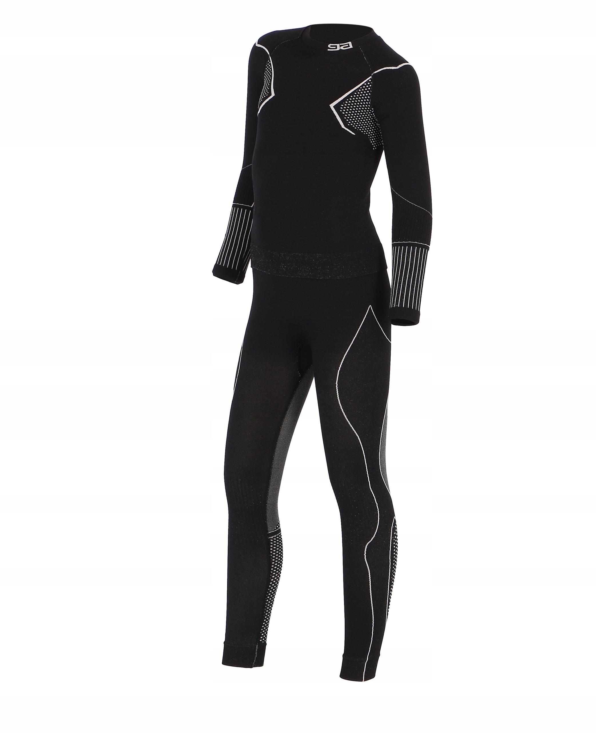 Komplet Gatta Active Thermo Basic czarny r. 122-128