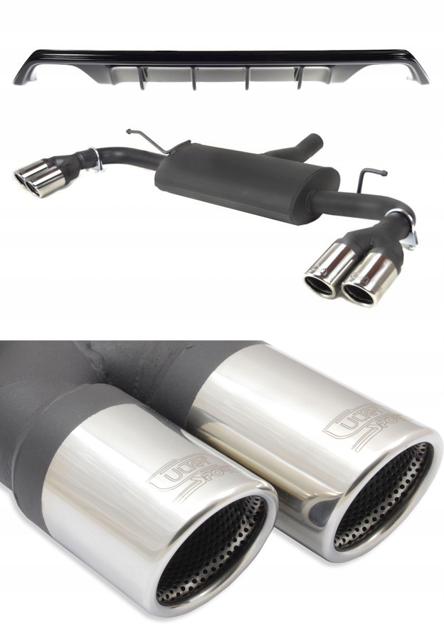 D108-439/70RS (1) - Спортивный глушитель FORD Focus mk4 1.0 EcoBoost HATCHB