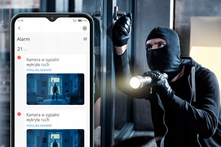 Kruger&Matz Connect C30 Tuya kamera zewnętrzna Technologia IP