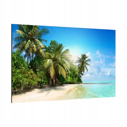 

Tablica szklana magnetyczna Plaża Palmy 90x60 cm