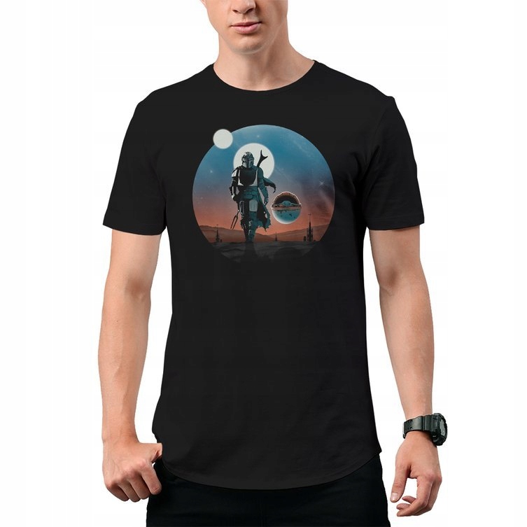 

Koszulka T-Shirt Mandalorian Baby Yoda S