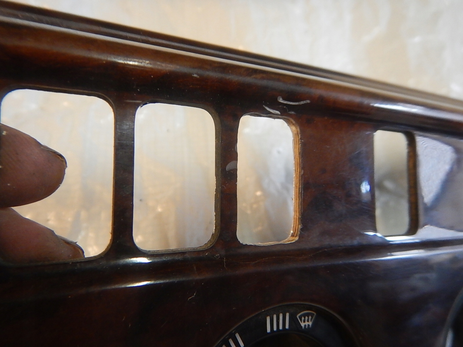 mercedes w124 panel Legno BOCCHETTE