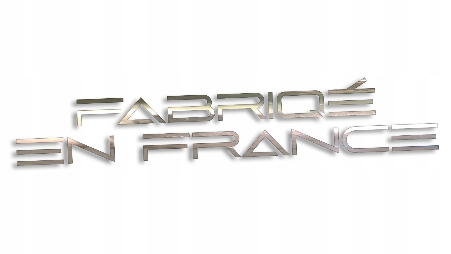 Wycinana naklejka Fabrique En France chrom do Citroen
