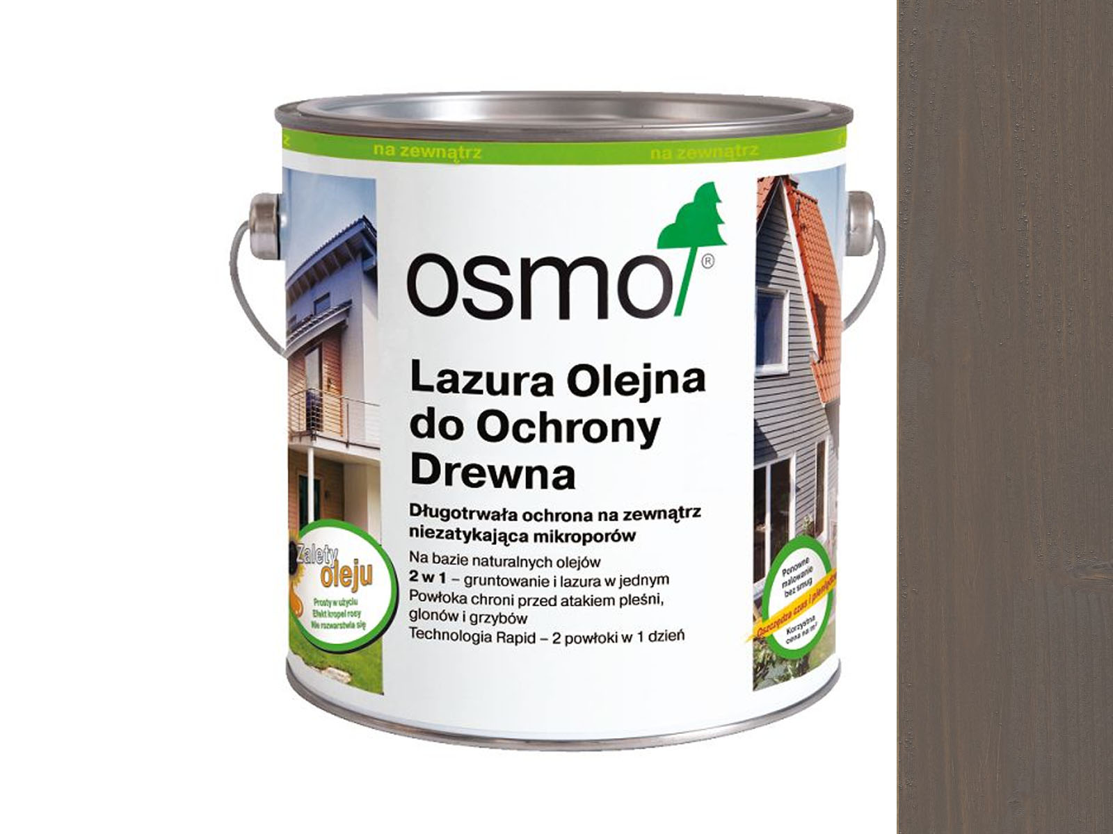 

Osmo 905 Lazura Ochronna do drewna Patyna 0,125L