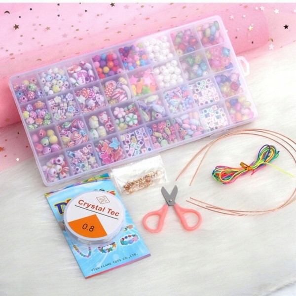 KORALIKI ZESTAW KORALIKÓW DO ROBIENIA BRANSOLETEK DUŻY ZESTAW 900 ELEMENTÓW Certyfikaty, opinie, atesty CE