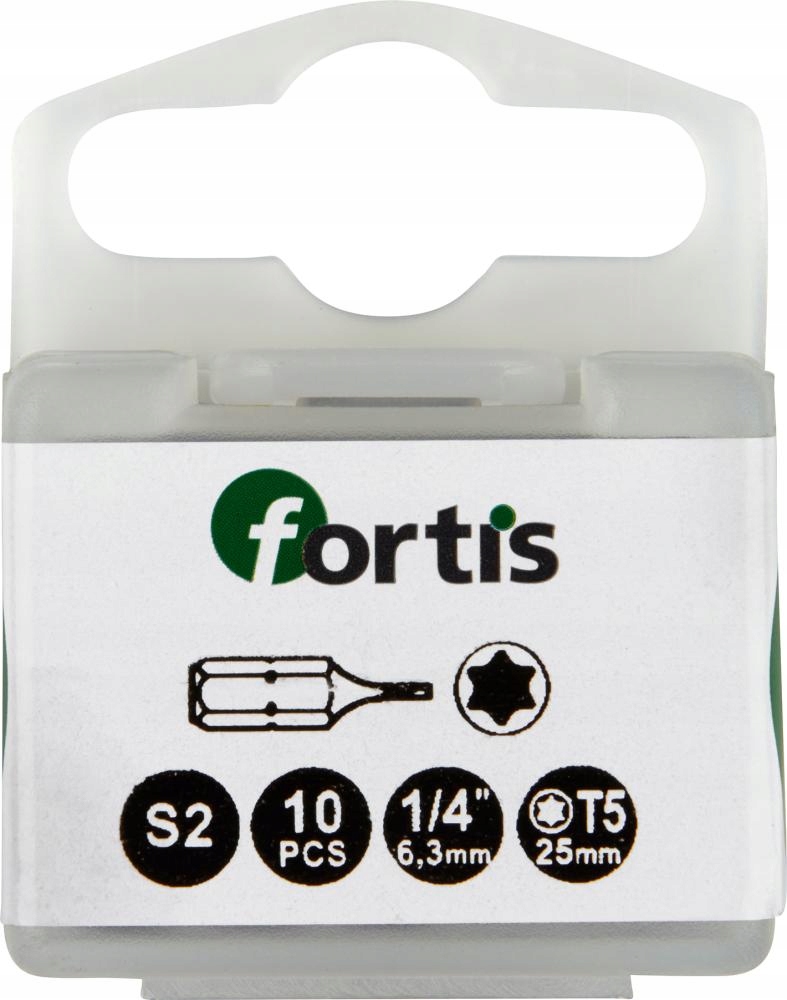 

Fortis Bity 1/4'' DIN3126 Torx T8 x 25mm 10szt