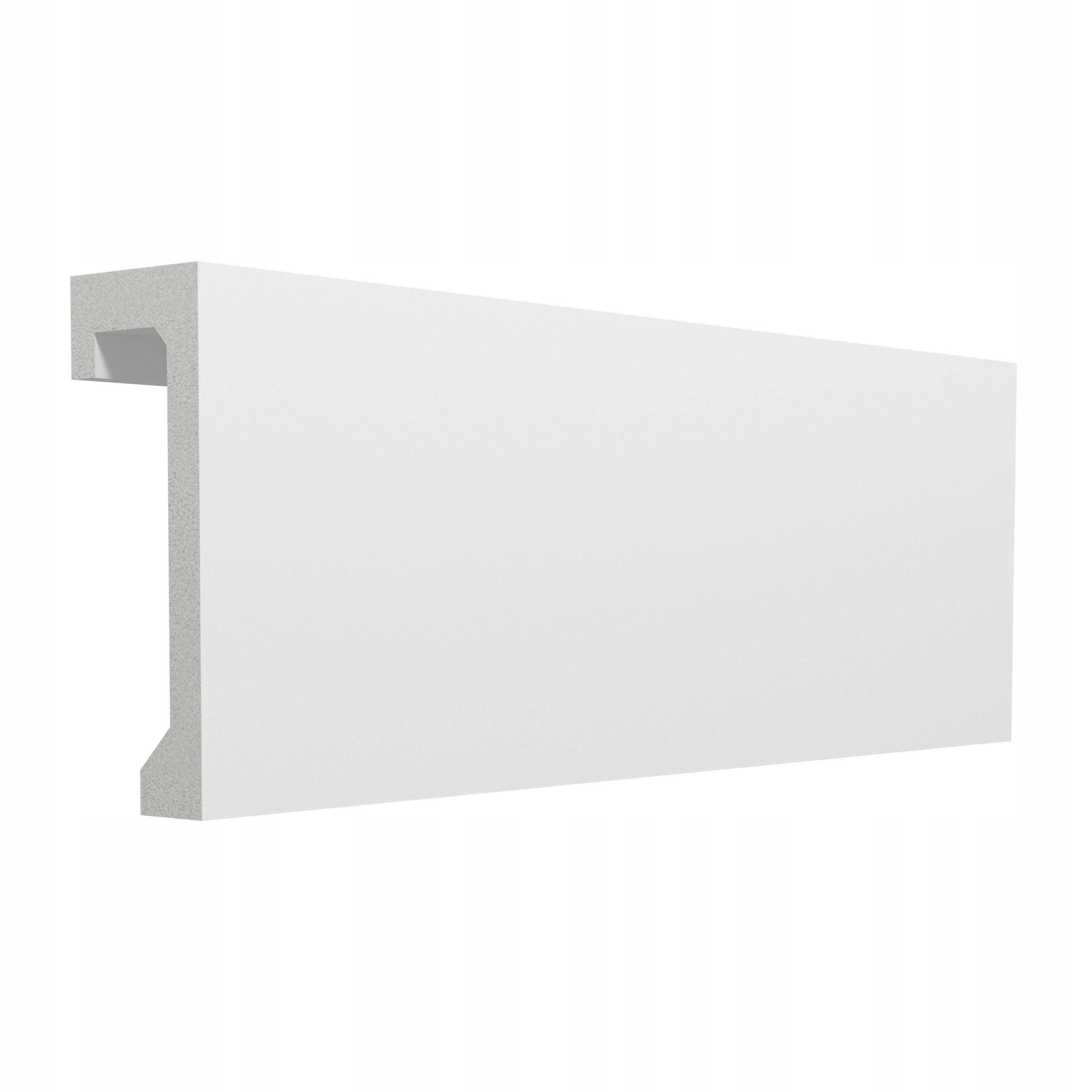 Maskownica karnisza listwa karniszowa biała Led 12cm KRS-1242 250cm