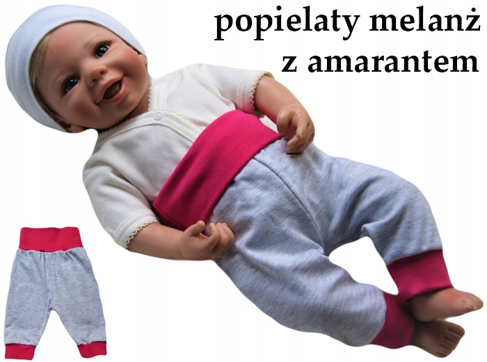 

Półśpioszki śpioszki bez stopek 74 spodenki