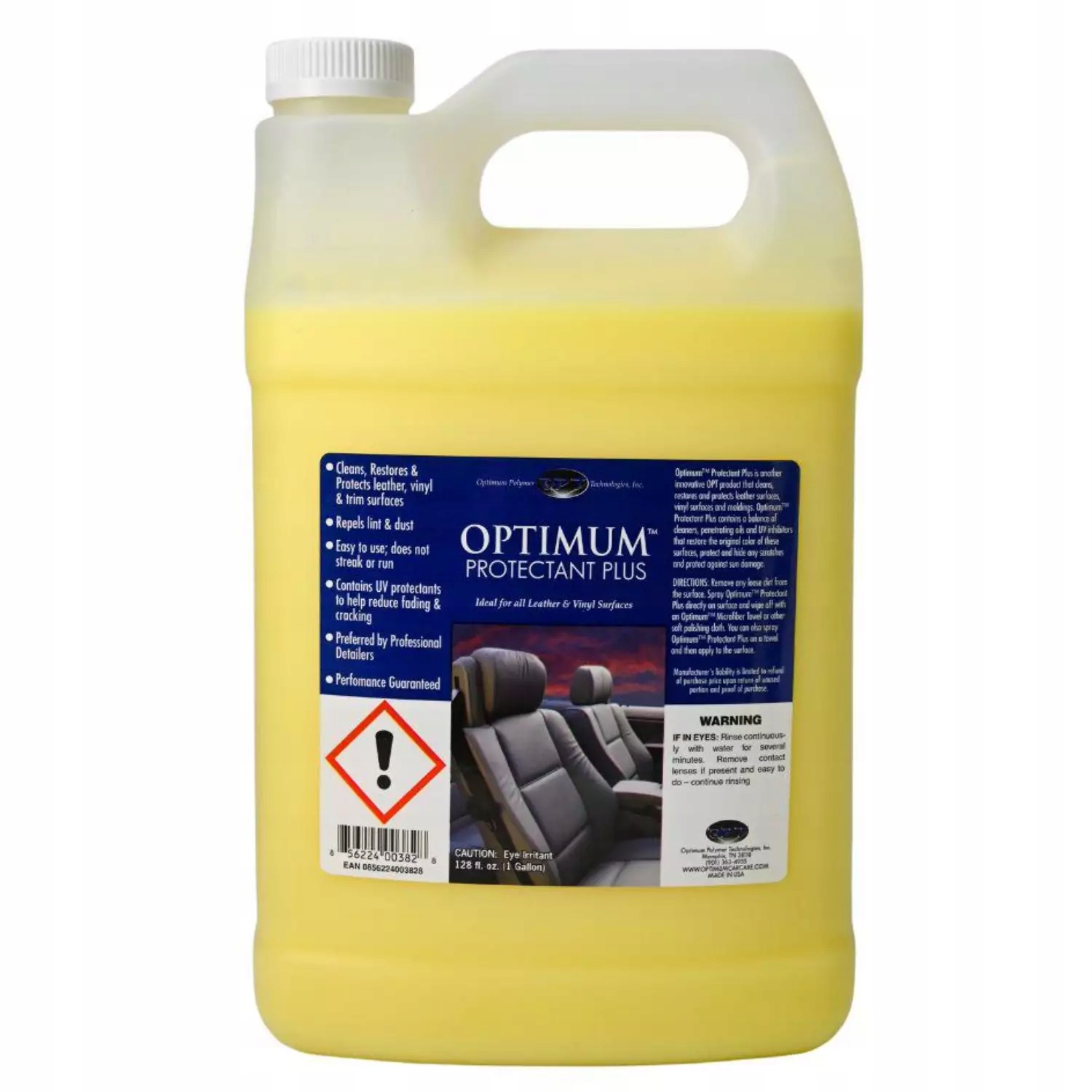 Optimum Leather Protectant 3,8L – kondicionér na kožu a plasty 2v1