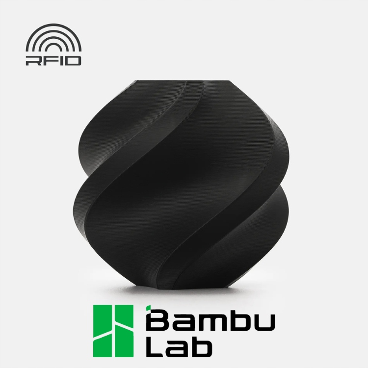 Filament PLA Tough+ Bambu Lab czarny szpulą 1,75 mm 1000 g