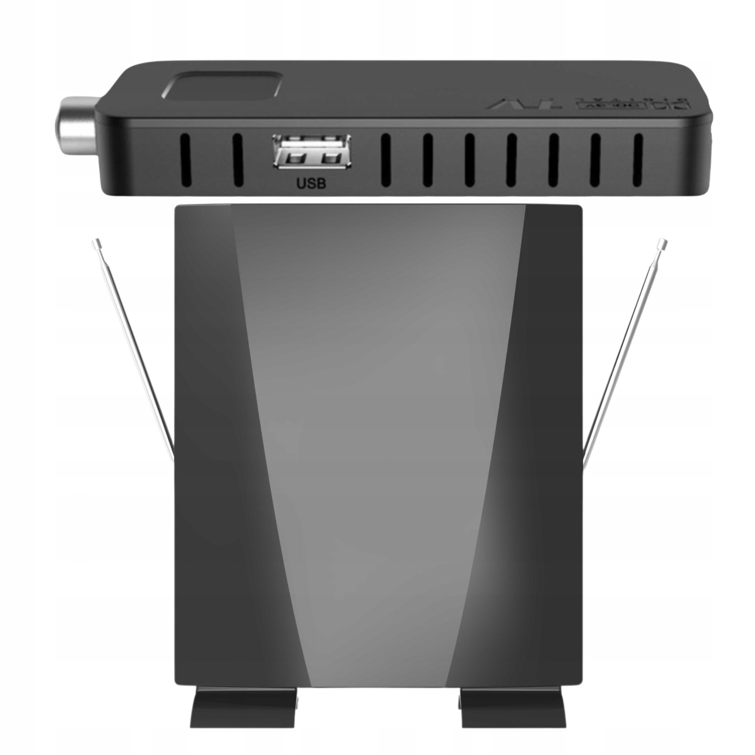 Tuner Dekodér DVB-T2TV Deko Tv Mini Anténa Pro Pozemní Televizi DVBT2