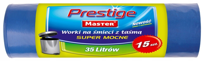 

Worki na śmieci z taśmą 35 litrów (15 sztuk)