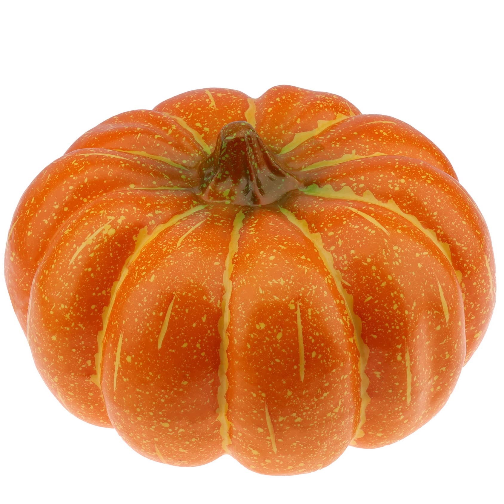 Umělá Dekorativní Dýně 33 CM Velká Podzimní Halloween Žlutá