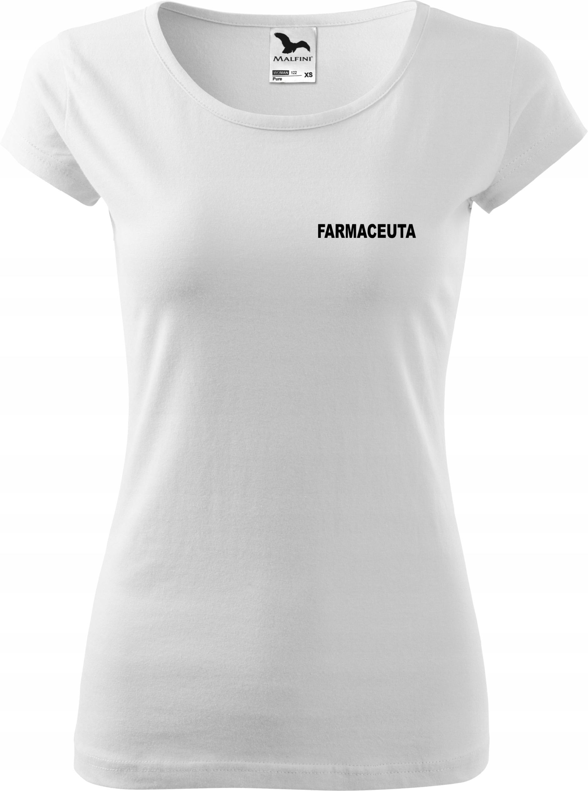 

Damska koszulka medyczna Pure nadruk Farmaceuta M