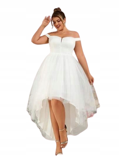 Shein MIDI, Bílé, Tylové, 46 1 G