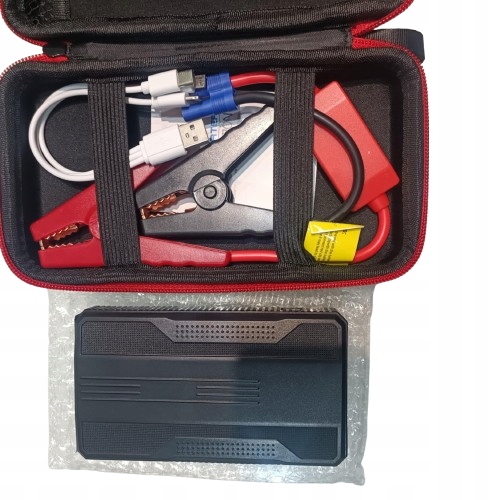 BOOSTER JUMP STARTER ROZRUCH 7200 mAh 12V POWERBANK USB LED