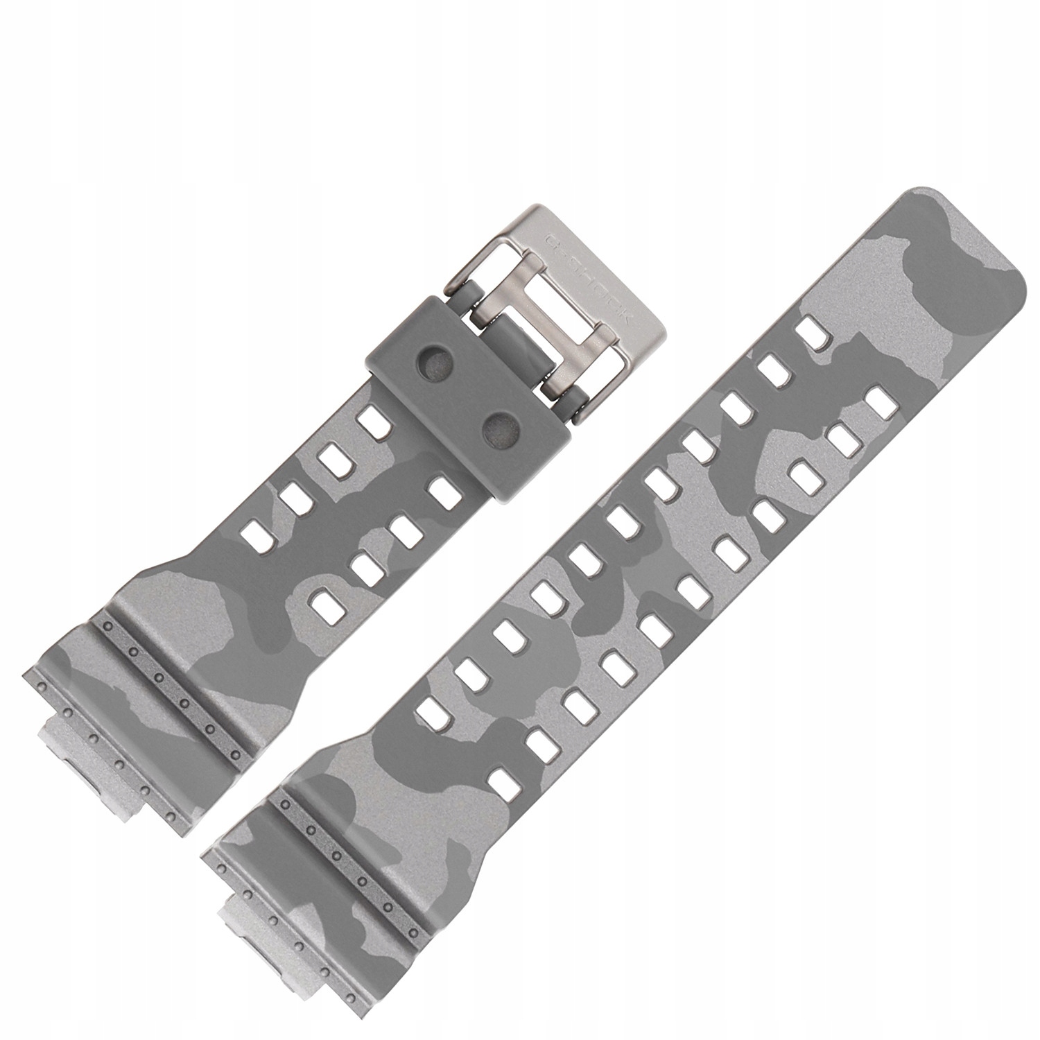 Pásek k hodinkám Casio 10482103 stříbrný, šedý