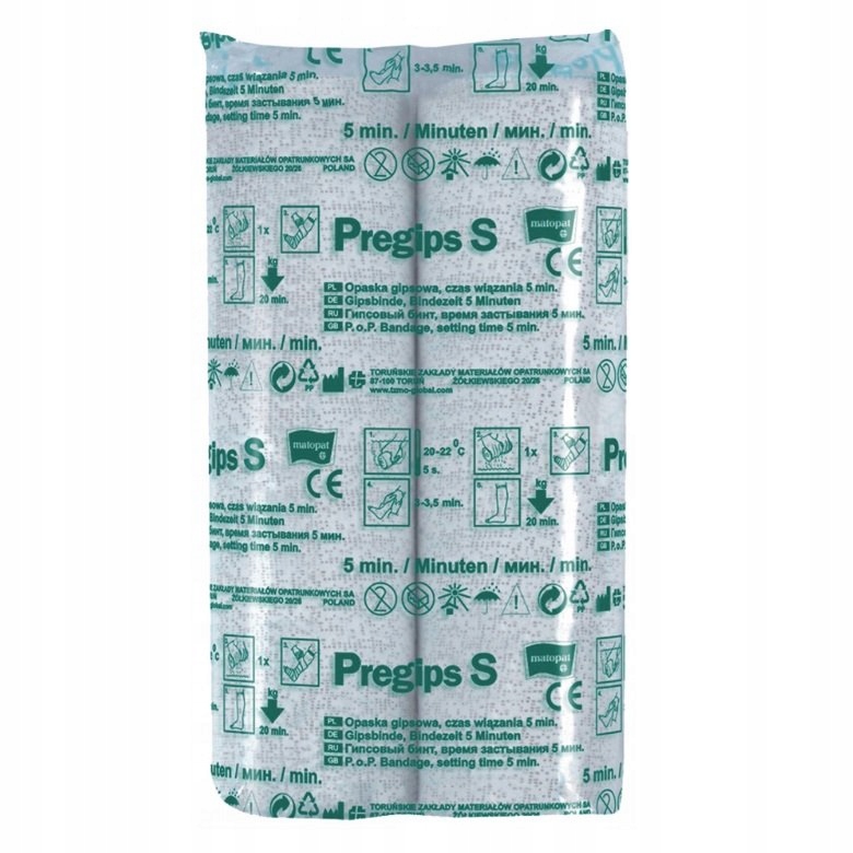 

Pregips S opaska gipsowa szybkowiążąca 20cm x3m a2