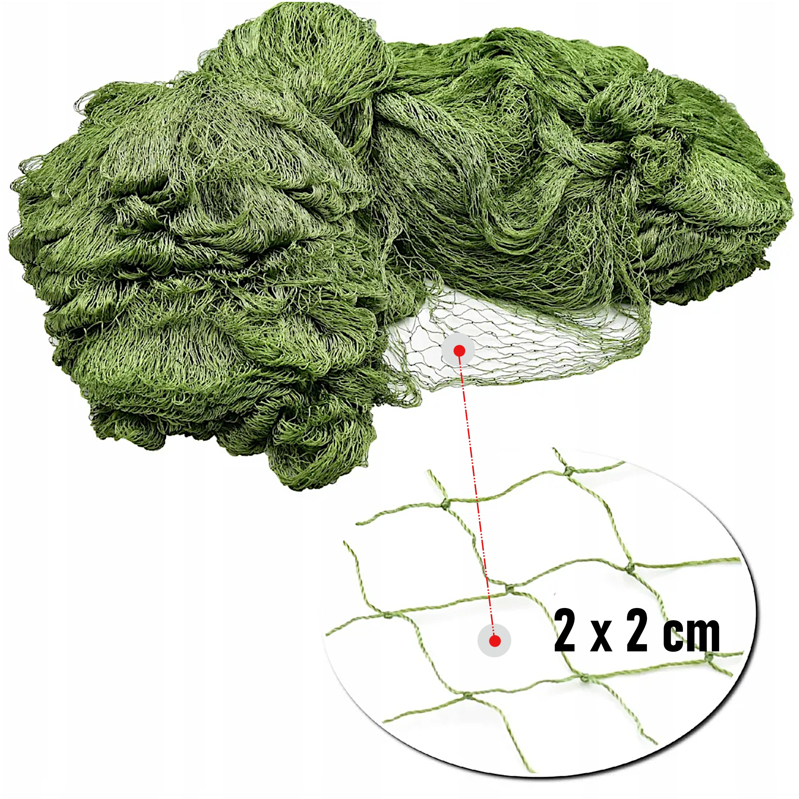 SIEĆ SIATKA na Podbieraki Podrywki 150 cm oko 2 cm EAN (GTIN) 5906492303290