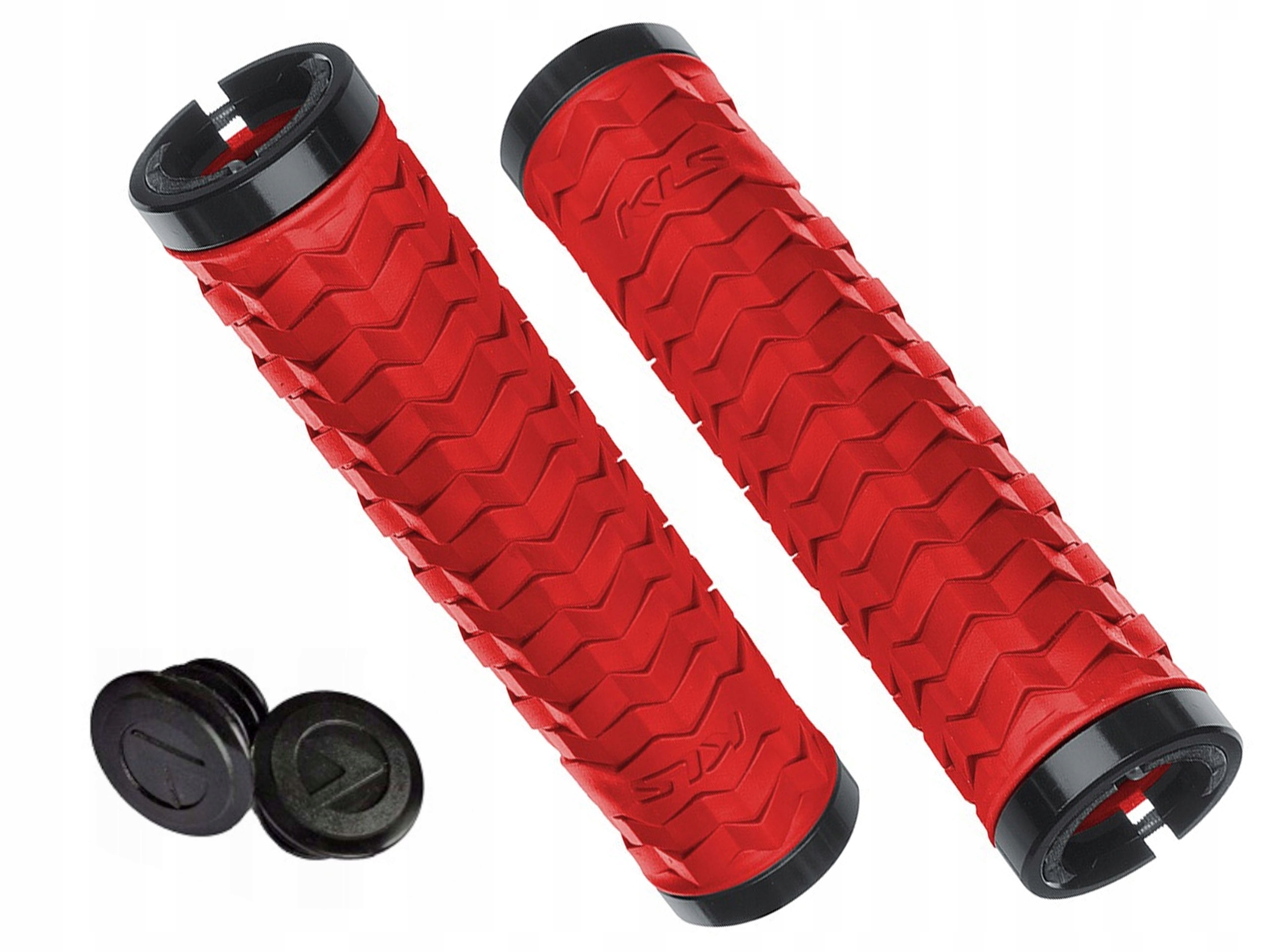 Chwyty skręcane Kellys Poison 135mm candy red