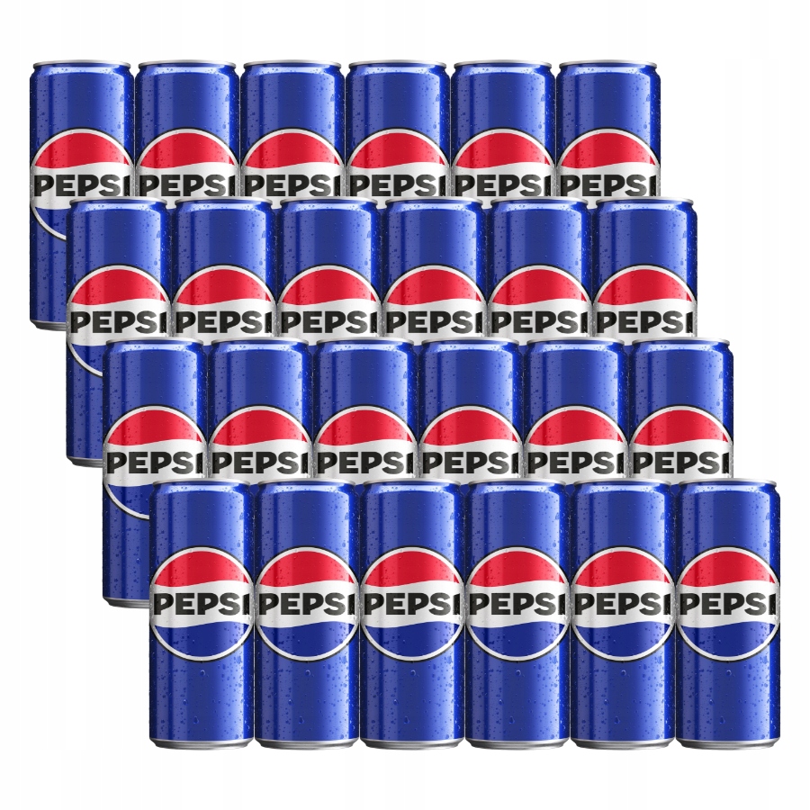 Levně Sada plechovek Sycený nápoj nápoj Pepsi 24x330 ml