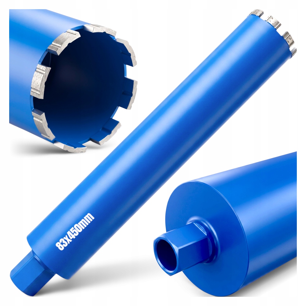 Wiertło Diamentowe Koronowe Do Betonu 83 x 450mm 1.1/4 Otwornica Wiertnica