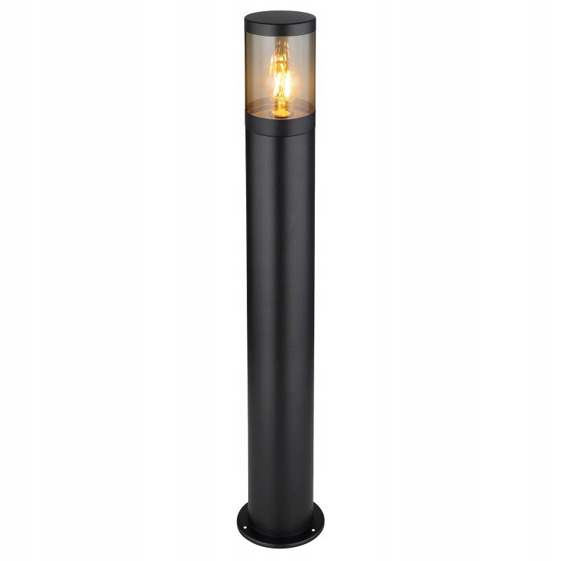 Vonkajšia záhradná lampa Xeloo oceľ čierna IP44 E27 60W 80 cm
