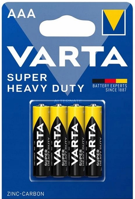 

4x Bateria Varta Superlife R3 Aaa R03 4szt Blister