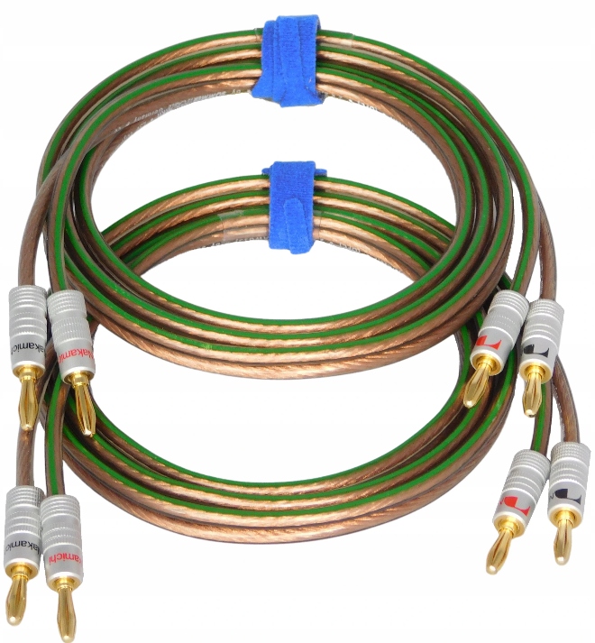 2x Sommer Orbit Reproduktorový Ofc 4 mm2 Banánový 0,5 m