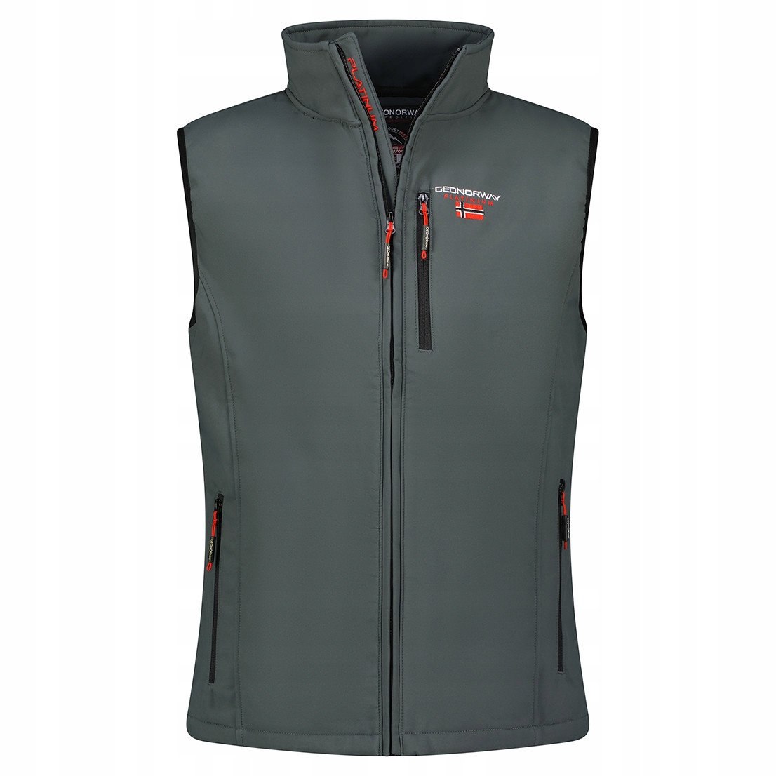 Geographical Norway vesta pánská Vakito Men softshell M tmavě šedá