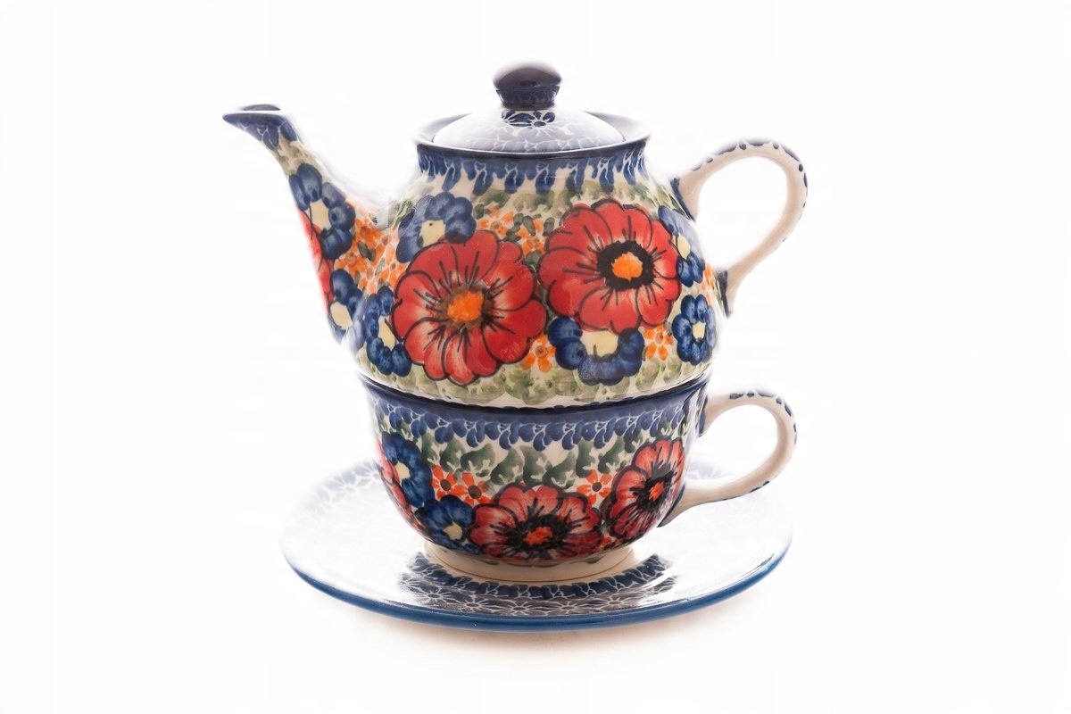 

Filiżanka Z Dzbankiem Bolesławiec Tea For One